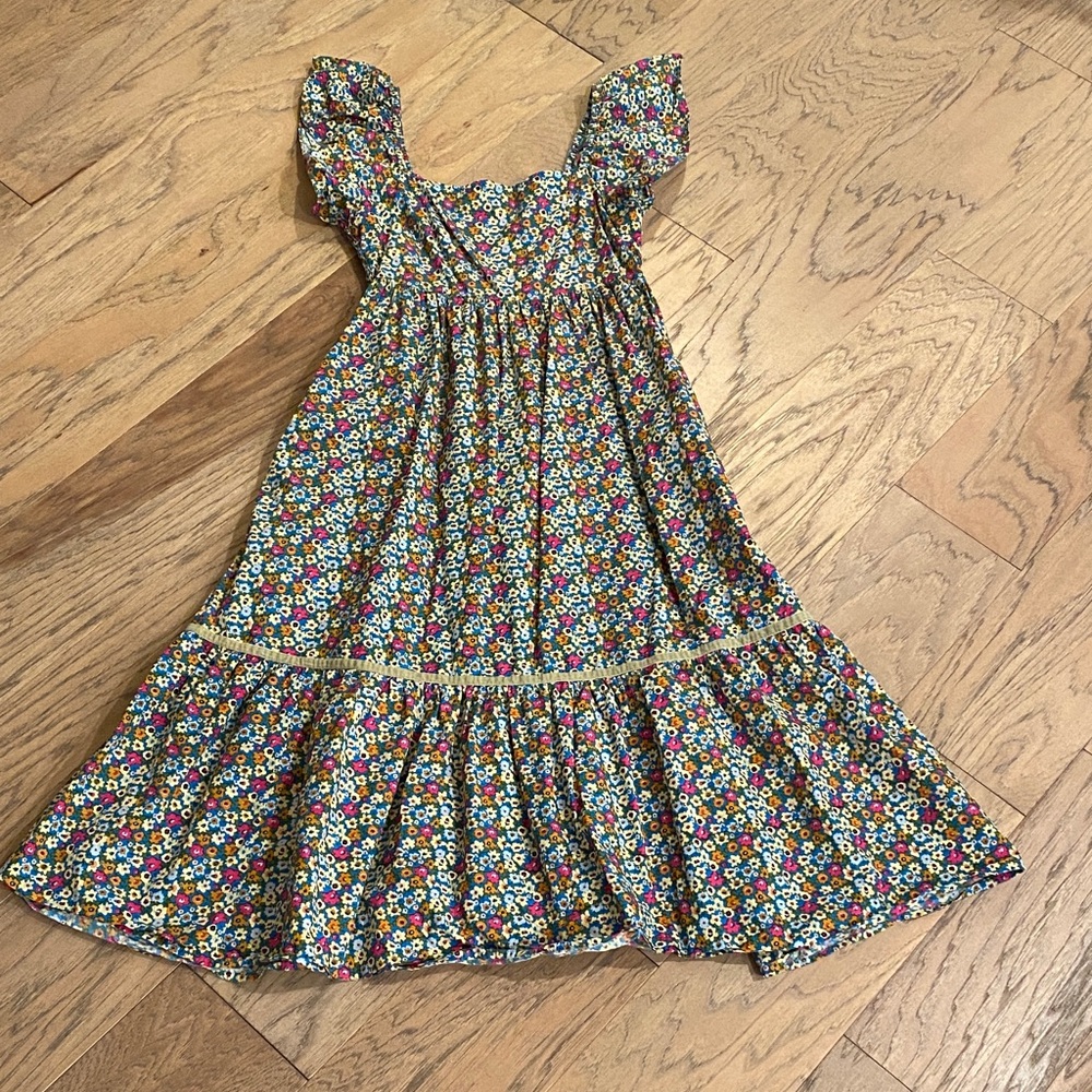 Olivia James floral midi dress size small